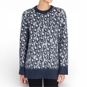Current/Elliott The Cali Leopard Soft Oversized Sweater